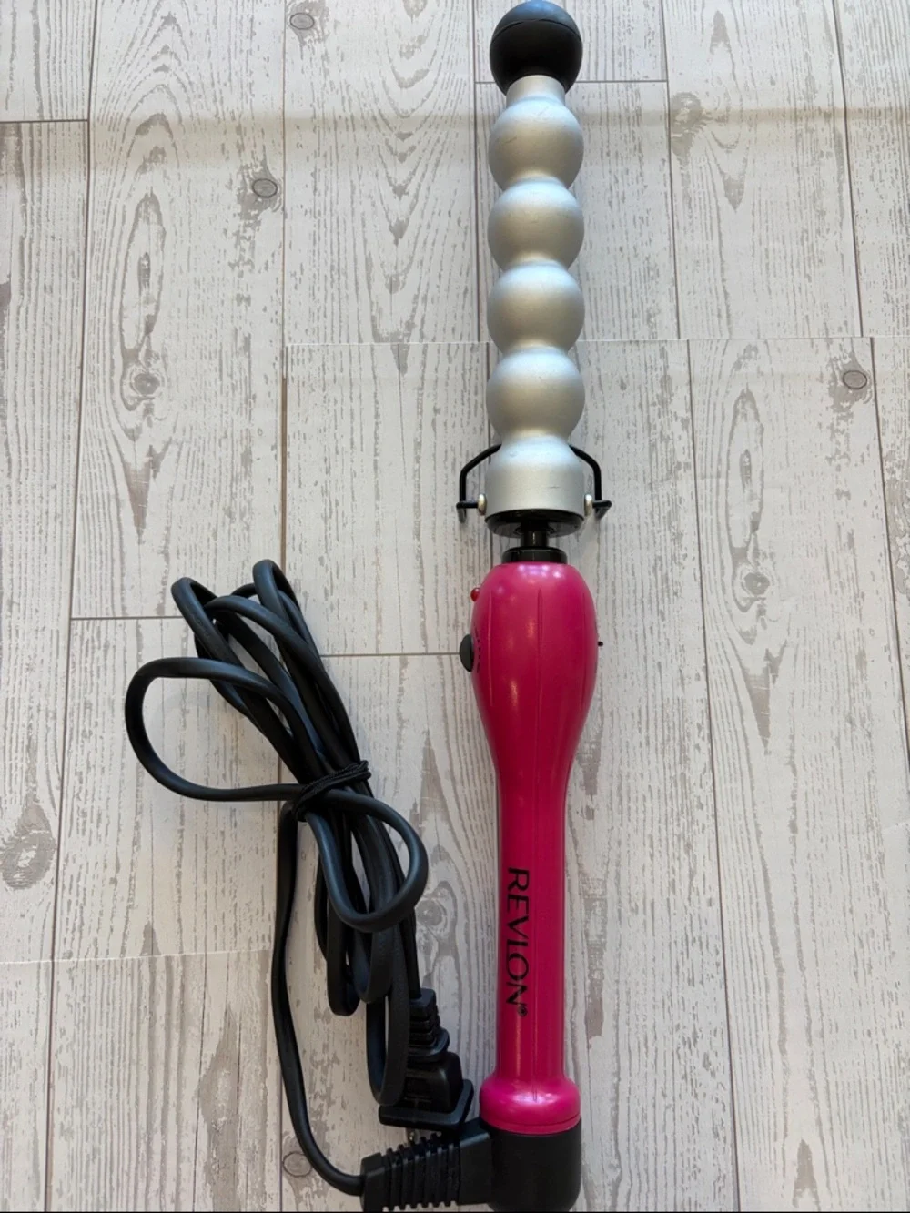 Revlon Salon‎ High Heat Hair Curling Iron Ball Wand beach waves curly spiral